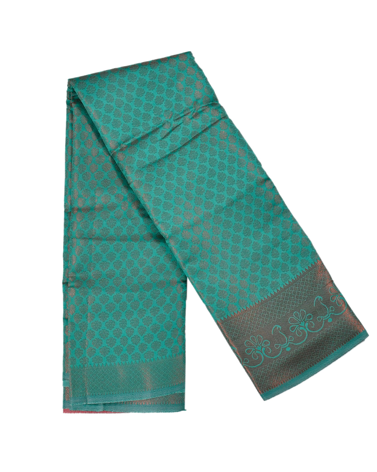 Charming Green Banarasi Brocade Silk Saree – A Blend of Tradition and Elegance