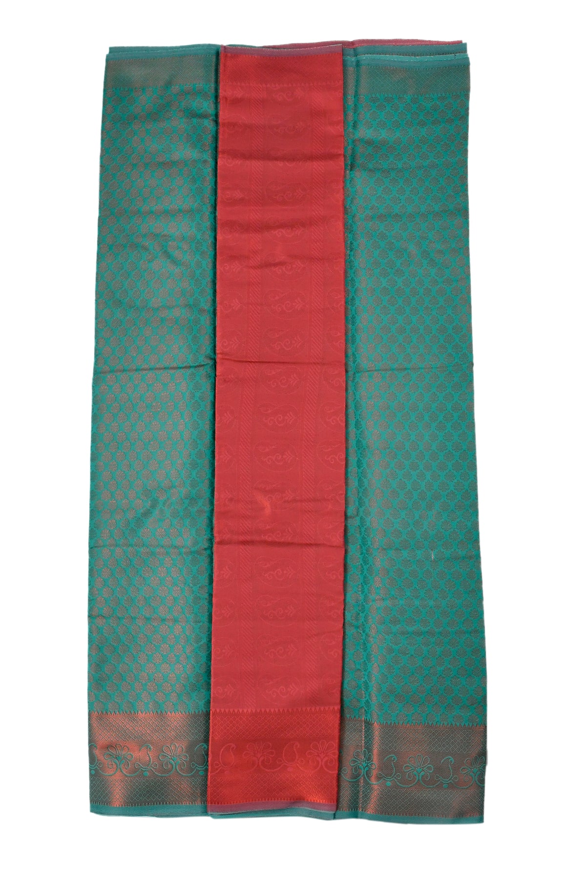 Charming Green Banarasi Brocade Silk Saree – A Blend of Tradition and Elegance